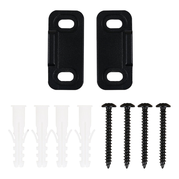 National Hardware National Hardware 1-3/4 in. L Matte Black Aluminum Double Floor Guide 1 pc - N700-114