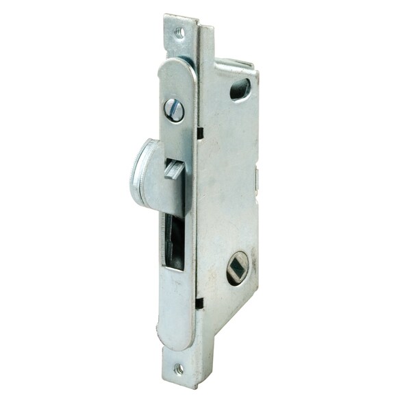Prime-Line 3-11/16 in. Steel, Mortise Lock with 45 Degree Keyway and Round Single Pack - E 2119