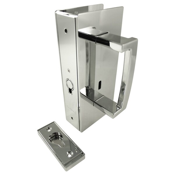 Richelieu CL400 Cavity Sliders Magnetic Pocket Door Handle, Privacy, Oil-Rubbed Bronze (10B) - CL406B0029