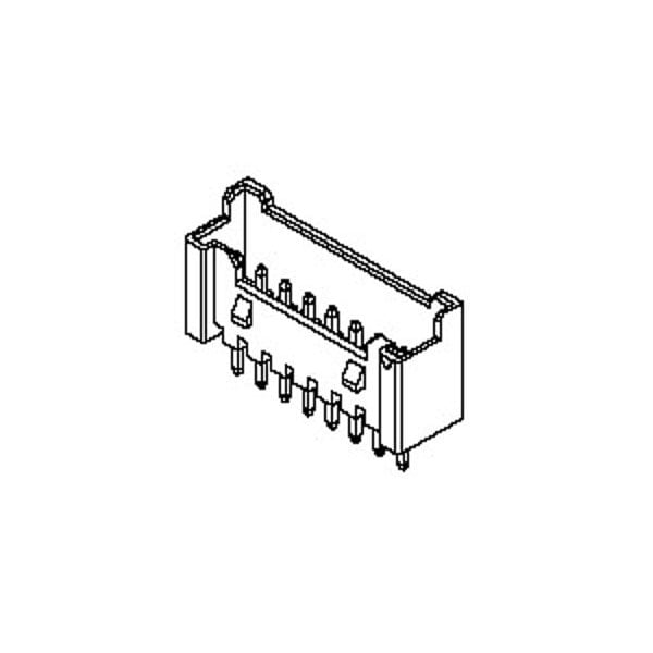 Molex Board Connector, 13 Contact(S), 1 Row(S), Male, Straight, 0.079 Inch Pitch, Solder Terminal,  - 353621350