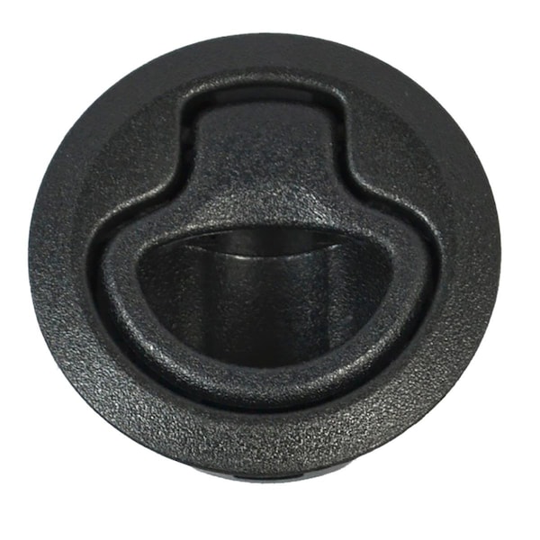 Swivel Flush Pull Latch Push to Close, Black, Medium - SW2936795
