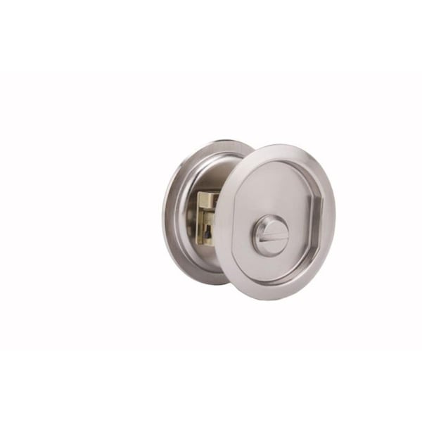 Weslock Privacy Pocket Door Lock, Satin Nickel - 00677XNXN