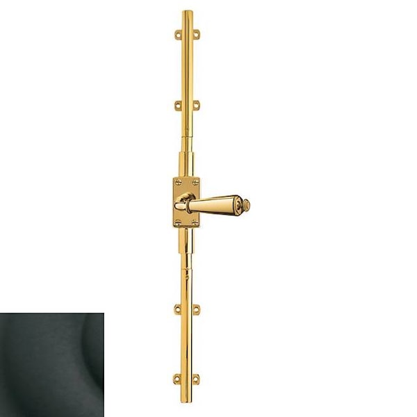 Baldwin Satin Black Cremone Bolts Satin Black - 8105.190.L7LK