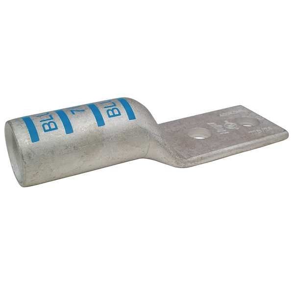 Zoro Select Two Hole Lug Compress Conct, 400 kcmil - 24C401