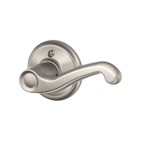 Schlage Schlage Flair Satin Nickel Dummy Lever Right Handed - F170VFLA619RH