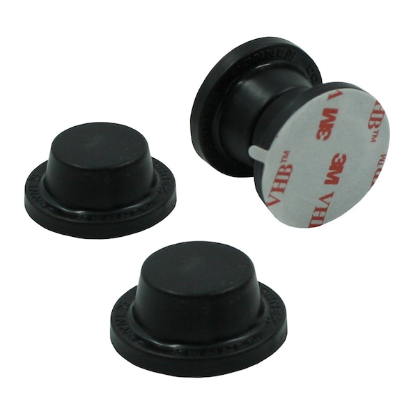 Ap Products AP Products 013-09802 Magnetic Door Hold Backs Black - 013-09802