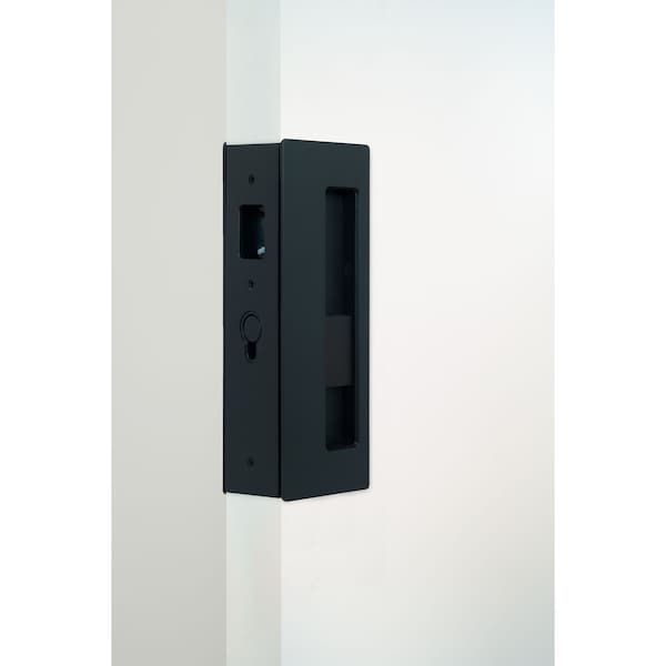 Richelieu CL400 Cavity Sliders Magnetic Pocket Door Handle, Privacy, Oil-Rubbed Bronze - CL400B0433