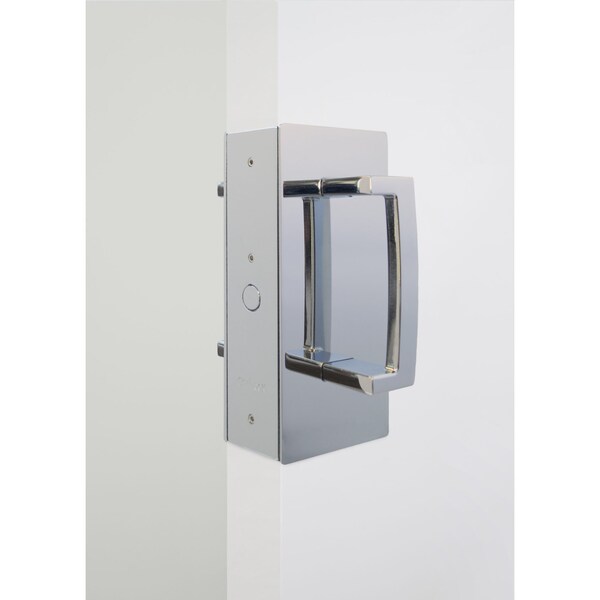 Richelieu CL400 Cavity Sliders Magnetic Pocket Door Handle, Privacy, Oil-Rubbed Bronze - CL400B0433