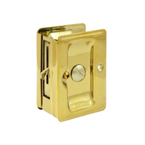 Dendesigns 3.25 x 2.25 in. Heavy Duty Adjustable Privacy Pocket Lock, Lifetime - DE560852