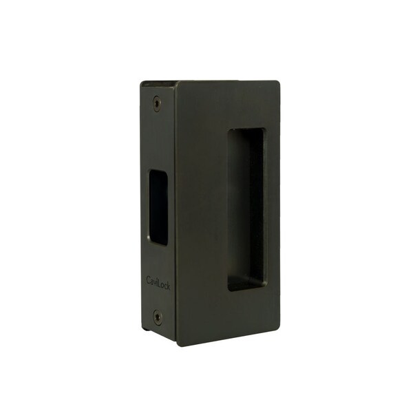 Richelieu CL200 Cavity Sliders Magnetic Pocket Door Handle, Biparting, Oil-Rubbed Bronze - CL205C0002