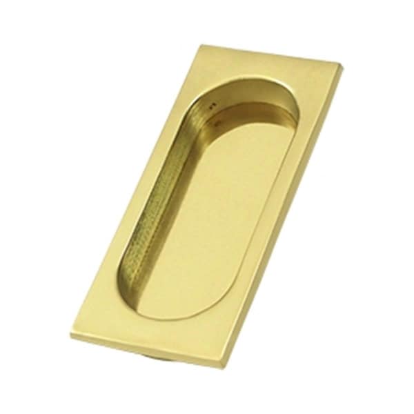 Patioplus 4 x 1.62 x 0.37 in. Large Flush Pull, Bright - PA2667132