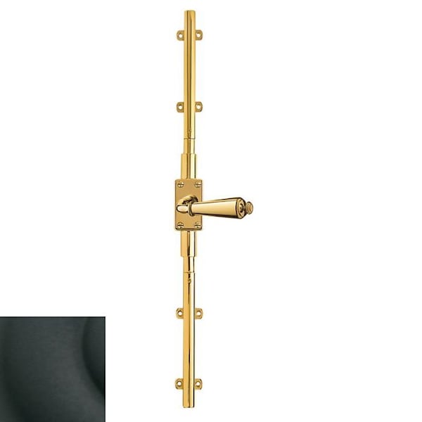 Baldwin Satin Black Cremone Bolts Satin Black - 8105.190.L8LK