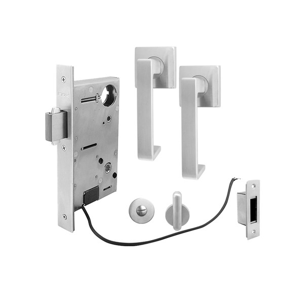 Inox 9740 Sliding Door Privacy 346 Osaka 2-1/2" Backset 32D LH - XGS346-PD9740A-32D-LH