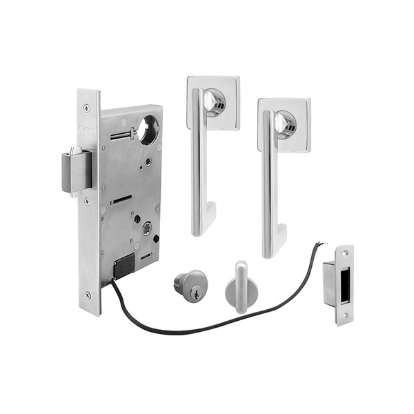 Inox 9750 Sliding Door Entry 244 Twilight 2-3/4" Backset 32D LH - XGS244-PD9750-32D-LH