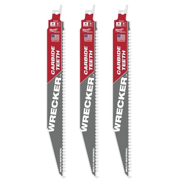Milwaukee Tool BLADE SAWZALL CARBDE 6TPI 9 IN - 48-00-5342