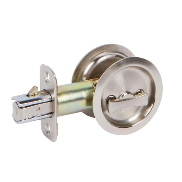 Delaney Hardware ROUND POCKET DOOR LOCK PRIVACY US15 - 442420