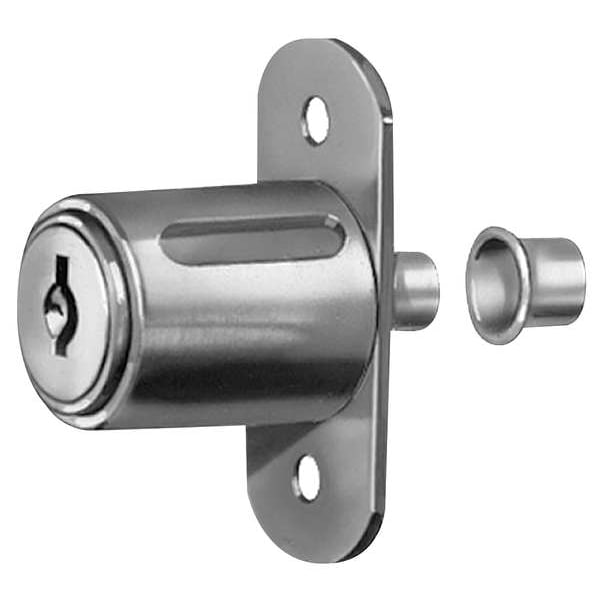 Compx National Sliding Door Lock, Nickel, Key C346A - C8043-C346A-14A