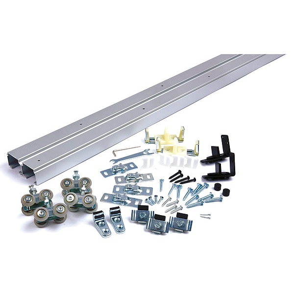 National Guard Track Kit, Top, 8 ft L, 250 lb Limit - SLAL-250-BP-96