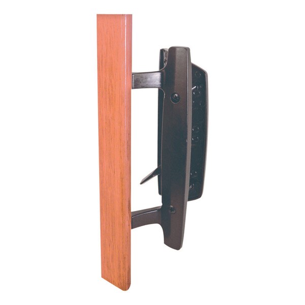 Prime-Line Prime-Line Wood/Brown Metal Outdoor Patio Door Handle Set - 142250