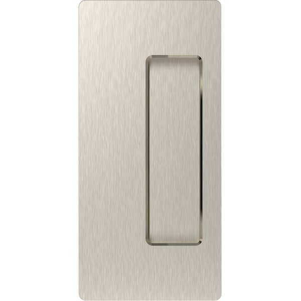Richelieu CL200 Cavity Sliders Magnetic Pocket Door Handle, Biparting, Satin Nickel - CL205C0003