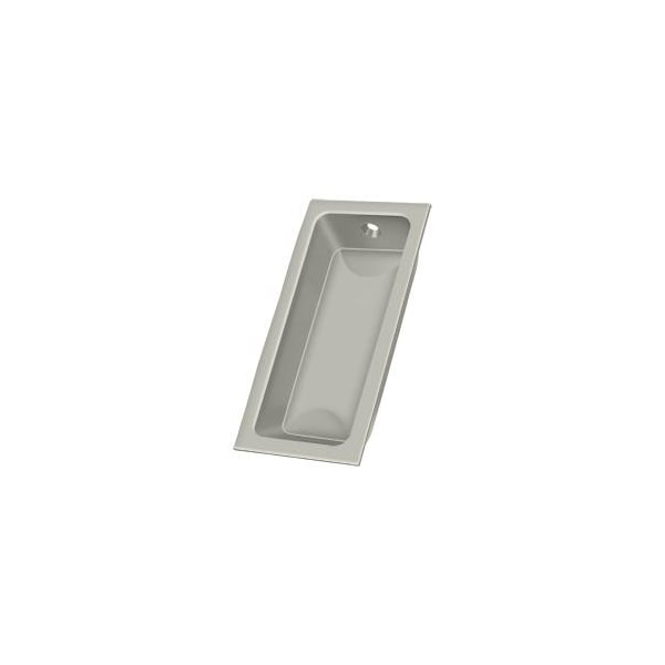 Deltana Flush Pull, Large, 3-5/8" X 1-3/4" X 1/2" Satin Nickel - FP227U15