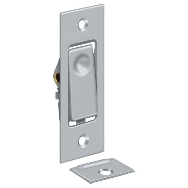 Deltana Pocket Door Bolts, Jamb Bolt Satin Chrome - PDB42U26D