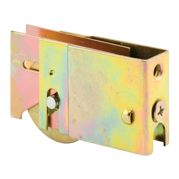 Prime-Line Single 1-1/2 in. Steel Roller Assembly, Ball Bearing, Plain Back Housing Single Pack - D 1830