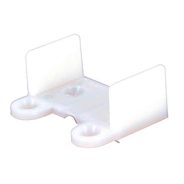 Prime-Line Prime-Line 1-5/16 in. L White Plastic Sliding Door Guide 1 pc - 16104