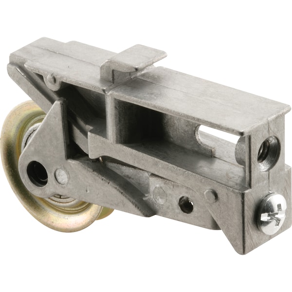 Prime-Line Single 1-1/4 in. Steel Roller Assembly, Diecast Plain Back/Unique Single Pack - D 1734