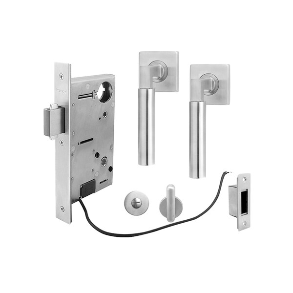 Inox 9740 Sliding Door Privacy 221 Aurora 2-3/4" Backset 32D RH - XGS221-PD9740-32D-RH
