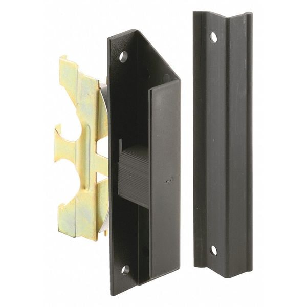 Prime-Line Black, Screen Door Latch and Pull, fits Bay Mills Sliding Screen Doors (Single Pack) - A 220