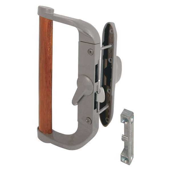 Primeline Tools Patio Door Surface with Hook Latch, Diecast Body, Wood Handle, Keeper (Single Pack) - C 1016