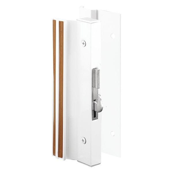 Primeline Tools Diecast White Finish, Sliding Patio Door Surface Mount Handle (Single Pack) - C 1203