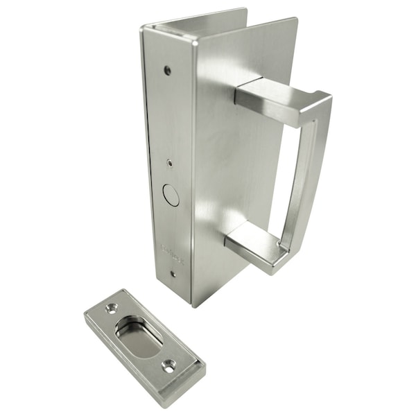 Richelieu CL400 Cavity Sliders Magnetic Pocket Door Handle, Privacy, Satin Nickel - CL406A0128