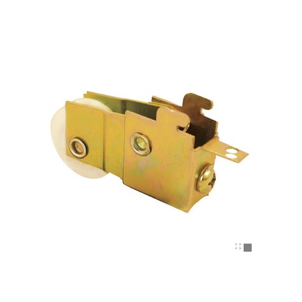 Prime-Line Sliding Door Roller Assembly, 1-1/4 in. Plastic Wheel, Steel Ball Bearings, Grooved Edge - D 1512