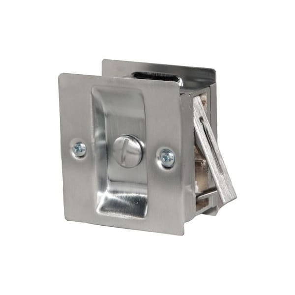 Trimco Privacy Pocket Door Lock Square Cutout for 1-3/4" Thick Door - 1065-175.619
