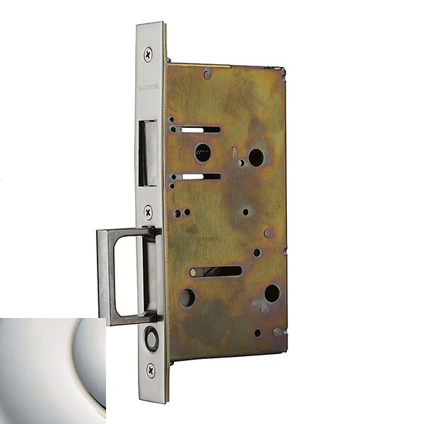 Baldwin Lifetime Bright Nickel Pocket Door Accessories Lifetime Bright Nickel - 8603.055