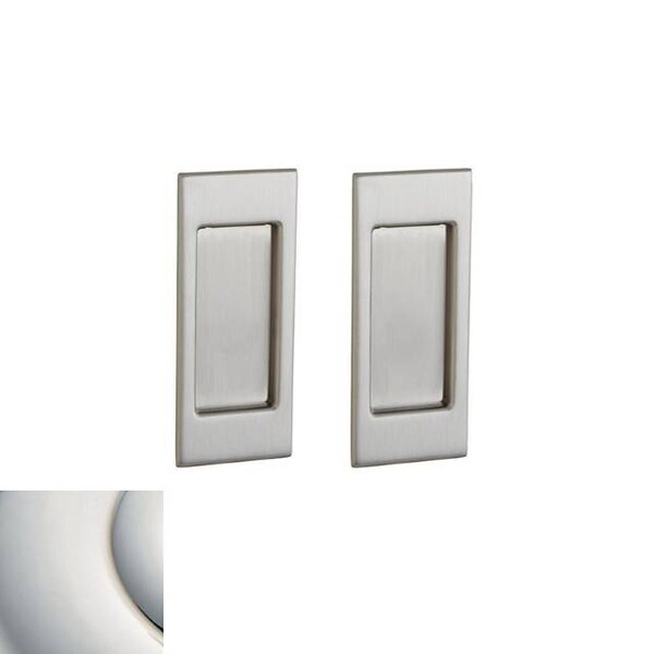 Baldwin Passage Sliding Door Locks Lifetime Bright Nickel - PD006.055.PASS