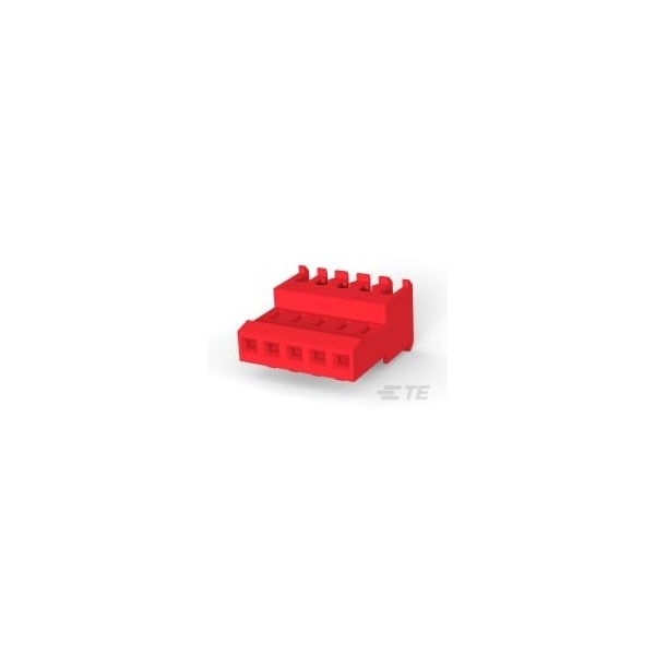 Te Connectivity 05P MTA100 CONN ASSY F/T RED - 3-640620-5