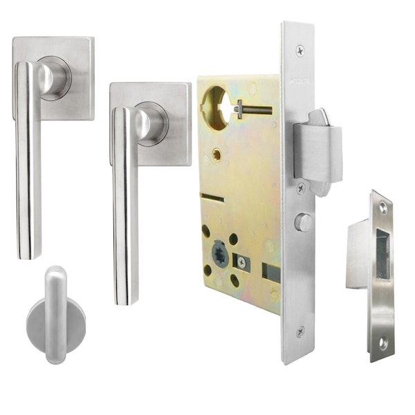 Inox 9660 Sliding Door Patio 243 Sunrise 2-1/2" Backset 32D LH - XGS243-PD9660A-32D-LH