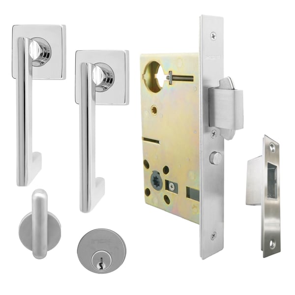 Inox 9650 Sliding Door Entry 244 Twilight 2-3/4" Backset 32D RH - XGS244-PD9653-32D-RH
