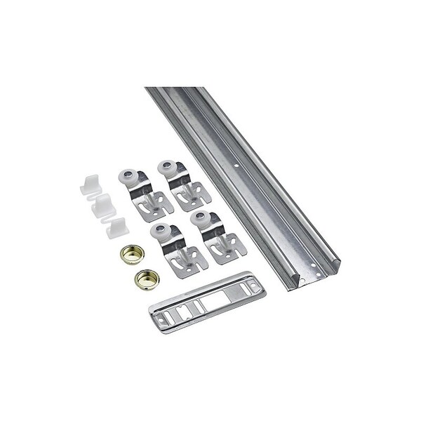 National Hardware ByPassing Door Hardware, NylonSteel, Galvanized - N343-111