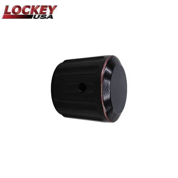 Lockey Lockey: Knob For Passage Set - Jet Black - LK-KNOB-JB