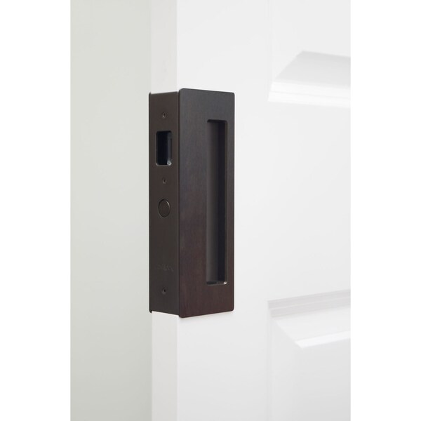 Richelieu CL400 Cavity Sliders Magnetic Pocket Door Handle, Privacy, Satin Nickel - CL400A0429