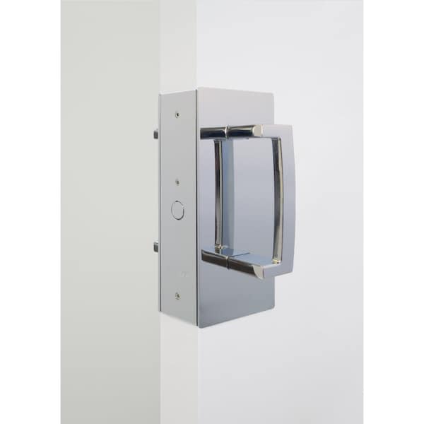 Richelieu CL400 Cavity Sliders Magnetic Pocket Door Handle, Privacy, Satin Nickel - CL400A0429