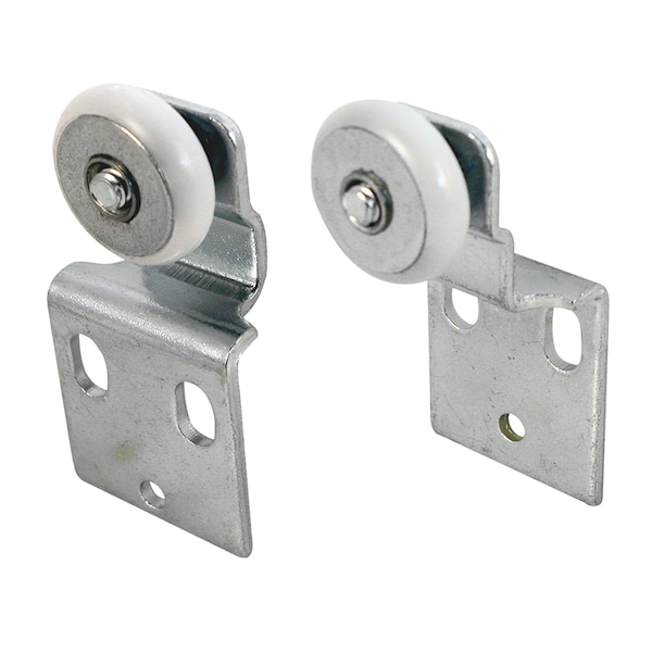 Prime-Line Sliding Closet Door Roller Kit, 3/4 in. Wheel Diameter, Convex (Round) - N 7533