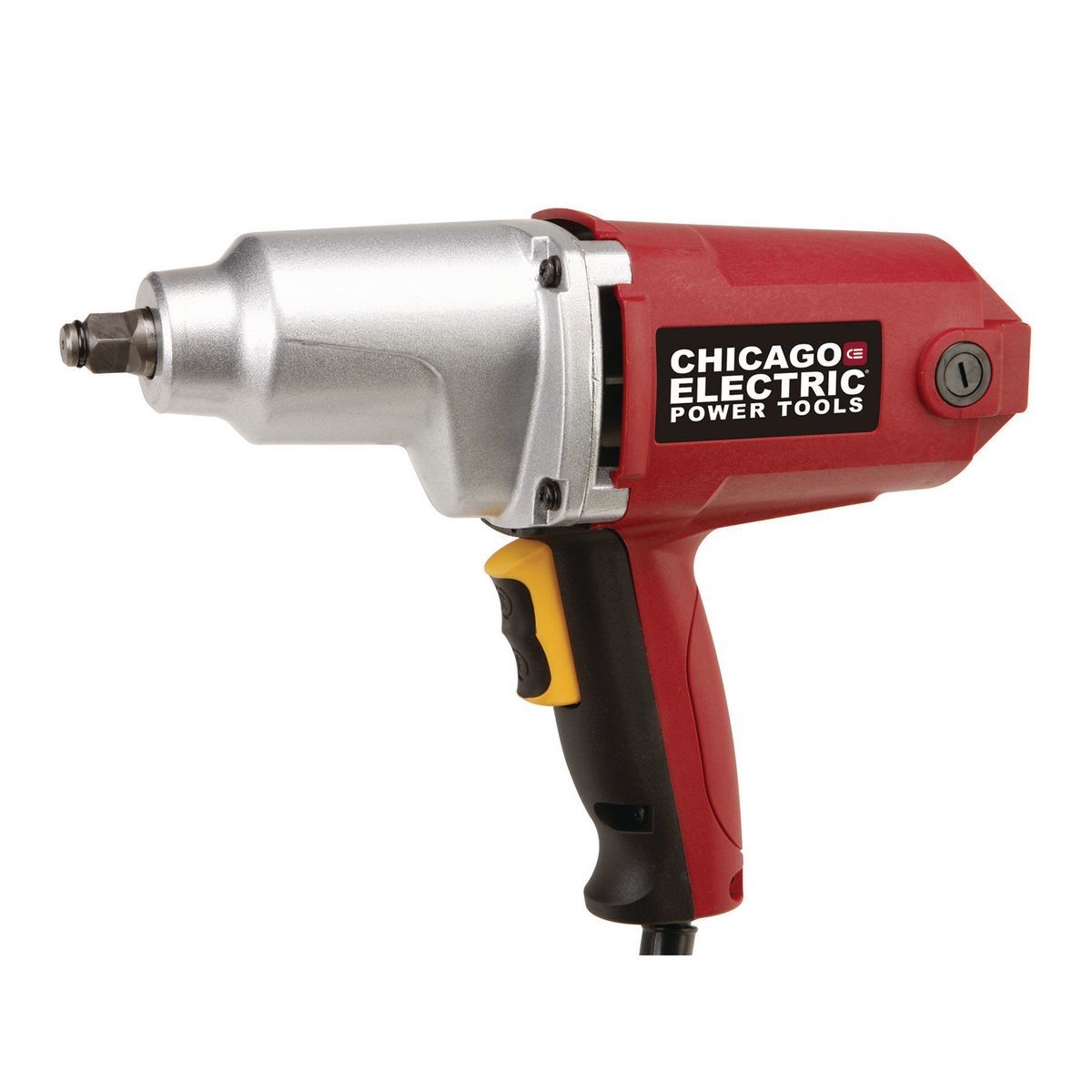 Herramientas eléctricas Chicago 7 amperes, llave de impacto de 1/2 pulgadas con interruptor basculante - 61173
