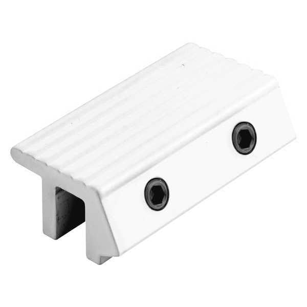 Primeline Tools 1/4 in. x 2 in. Diecast Construction White-Painted Sliding Door Lock (Single Pack) - U 9817
