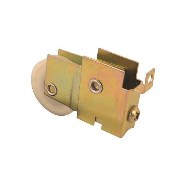 Prime-Line Single 1-1/2 in. Nylon Ball Bearing Roller, F-Tab Style, Adjustable (Single Pack) - D 1511