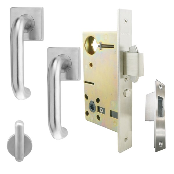 Inox 9660 Sliding Door Patio 202 Munich 2-3/4" Backset 32D LH - XGS202-PD9660-32D-LH